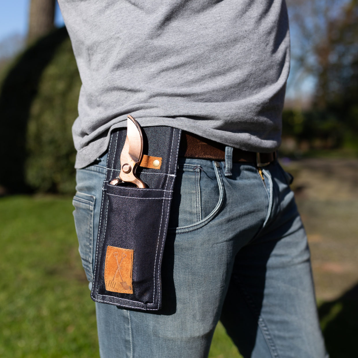 Esschert Design Denim Gereedschapschede