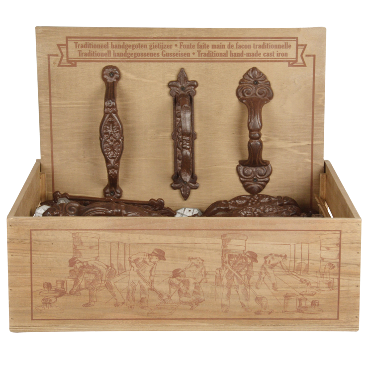 esschert design Deurgrepen in displaykrat