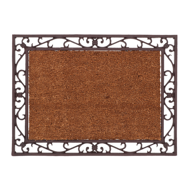 esschert design Deurmat gietijzer met kokosmat