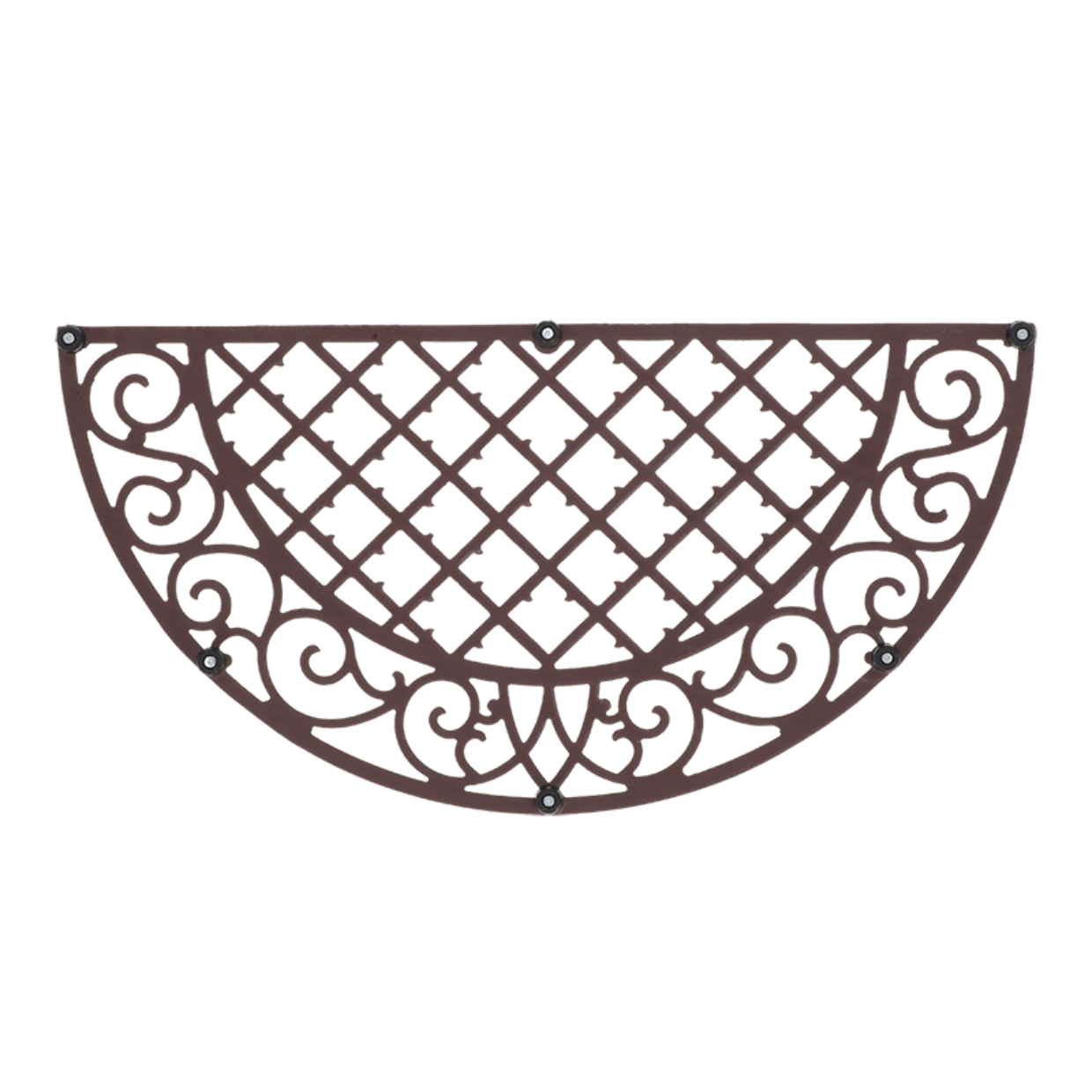 Esschert Design Deurmat Gietijzer Ruit Halfrond