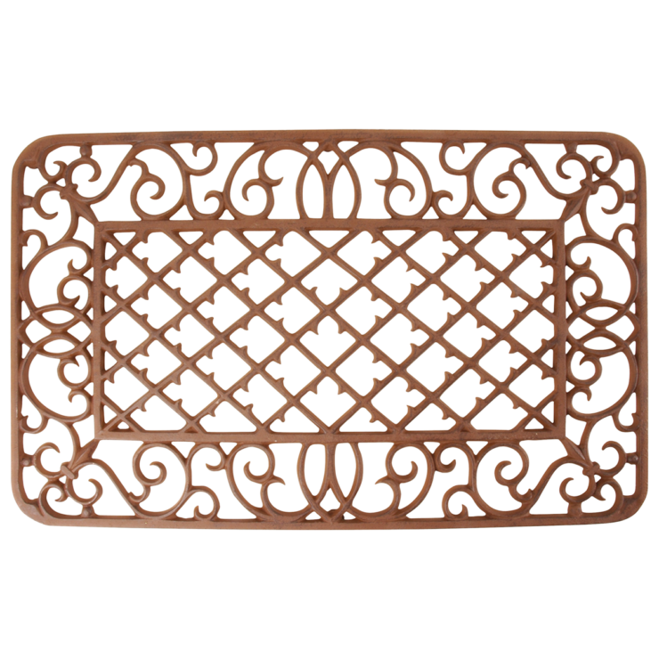 esschert design Deurmat gietijzer ruit rechthoekig