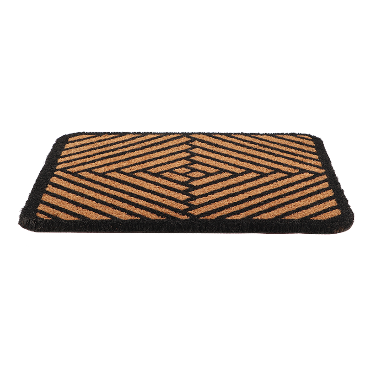 Esschert Design Deurmat Kokos Abstract Vierkant