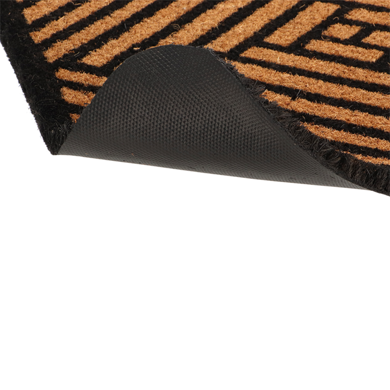 Esschert Design Deurmat Kokos Abstract Vierkant