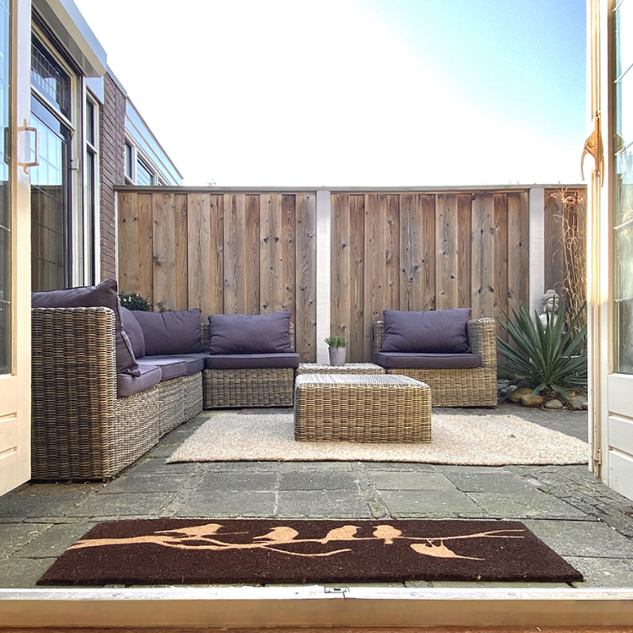 Esschert Design Deurmat Kokos Vogels Tak Breed