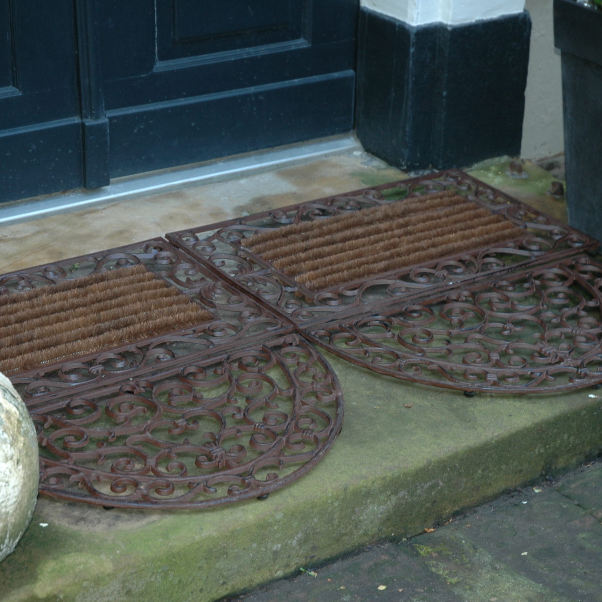 Esschert Design Deurmat Met Kokosrolborstels