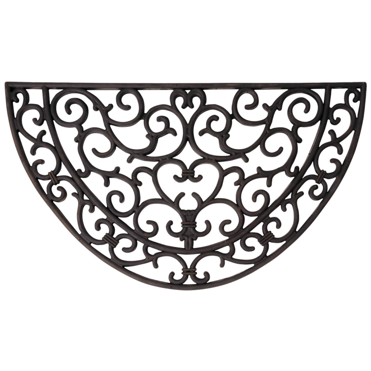 esschert design Deurmat rubber halfrond