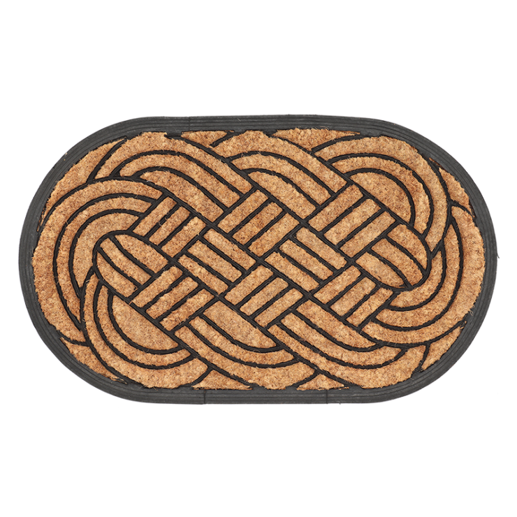 esschert design Deurmat rubber/kokos geweven L