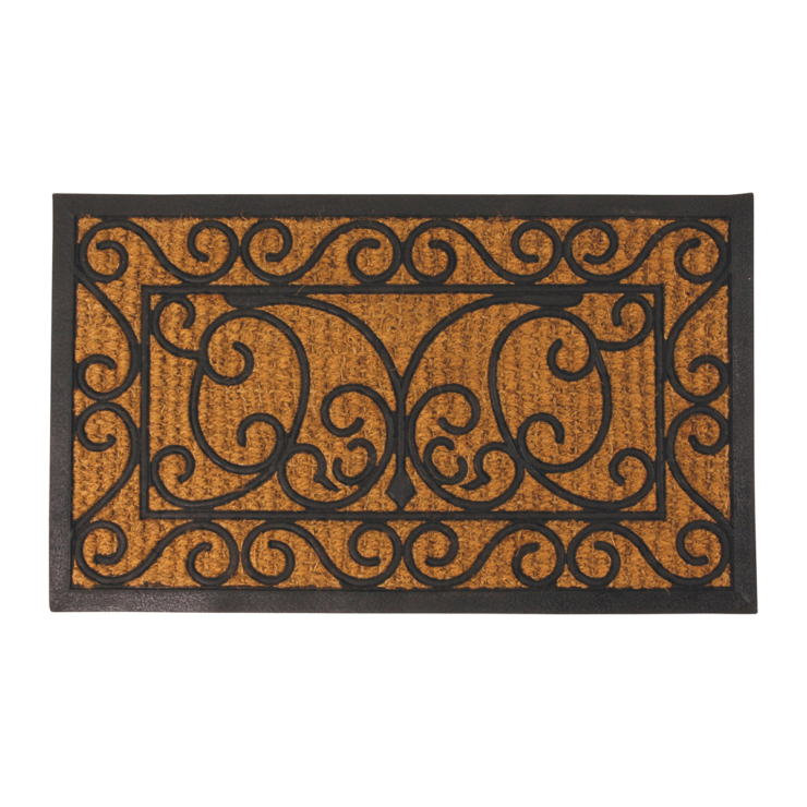 esschert design Deurmat rubber/kokos L