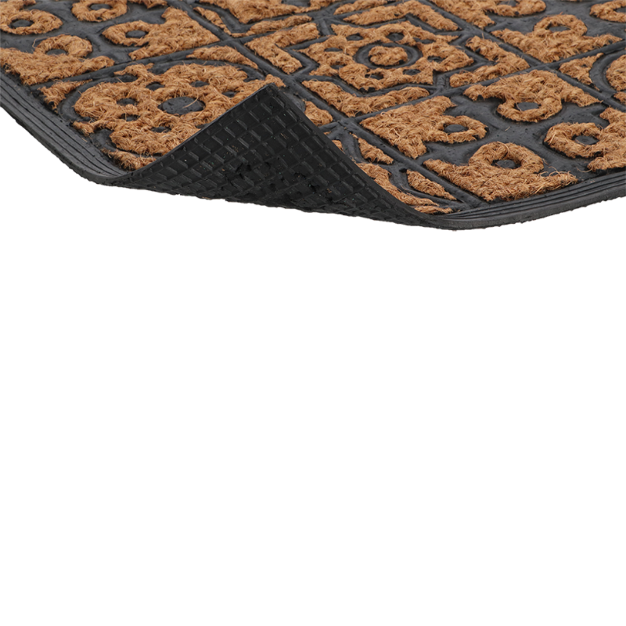 Esschert Design Deurmat Rubber/kokos Mozaiek L