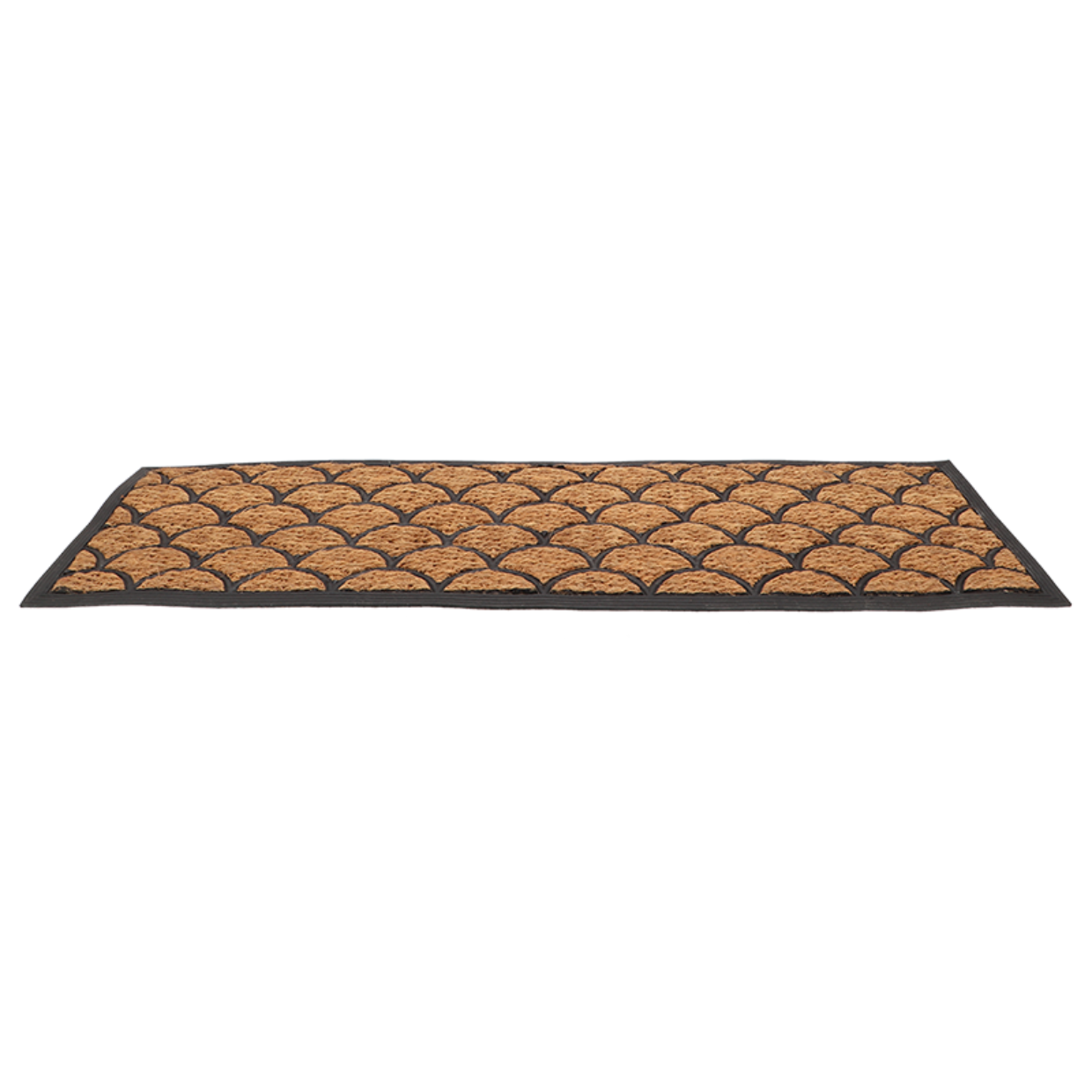 Esschert Design Deurmat Rubber/kokos Shingles XL