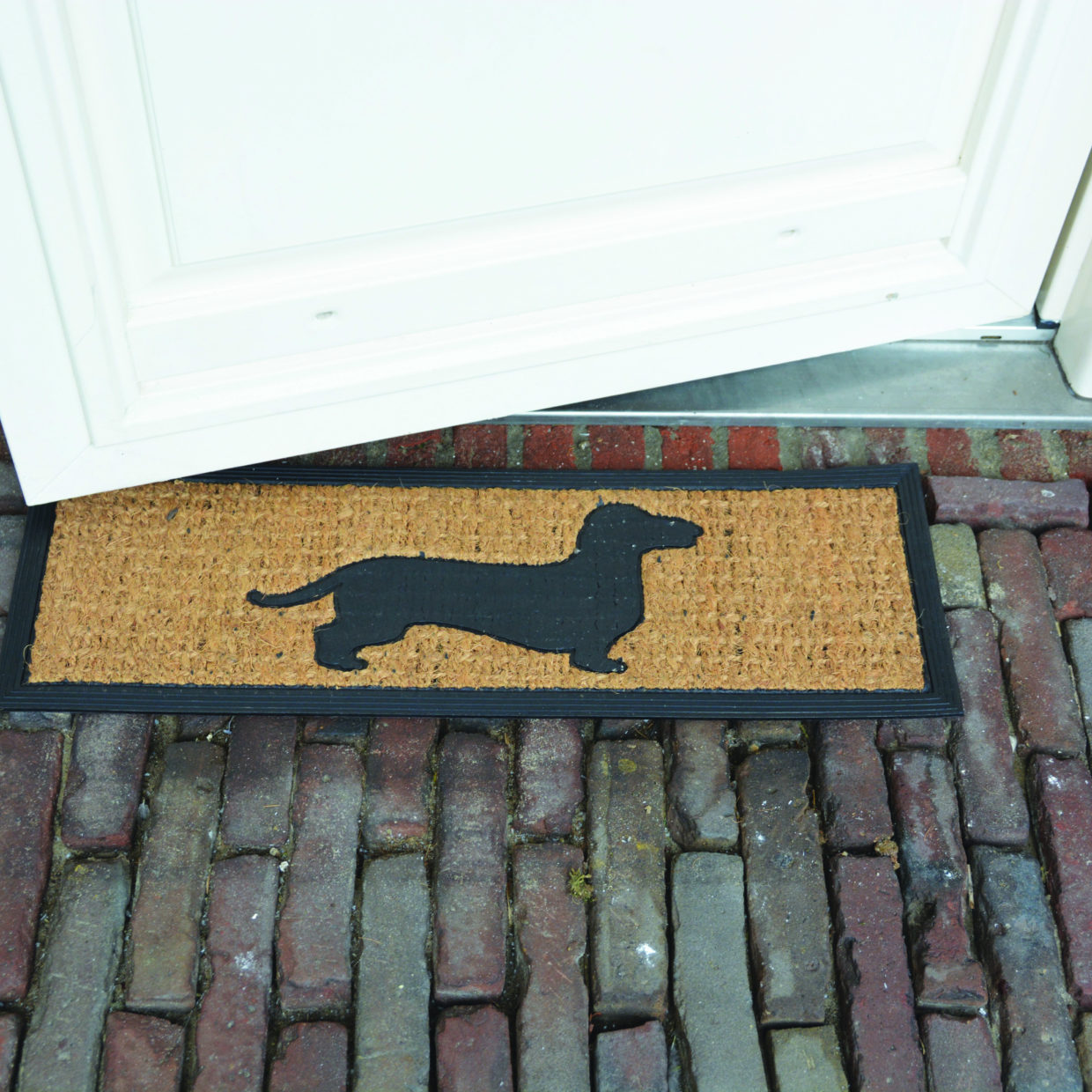 Esschert Design Deurmat Rubber/kokos Teckel