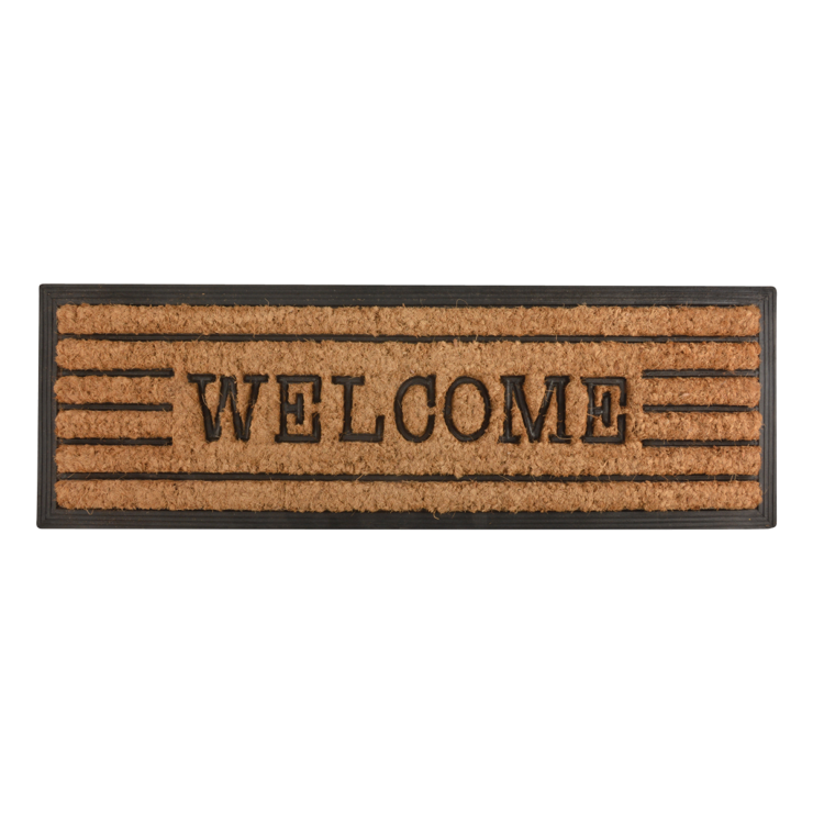 Esschert Design Deurmat Rubber/kokos "Welcome"