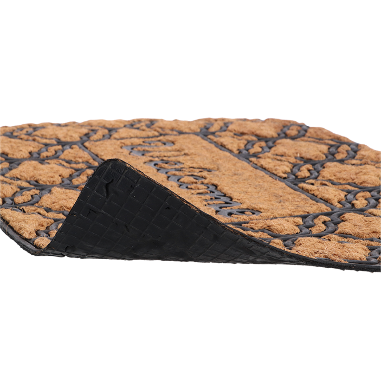 Esschert Design Deurmat Rubber/kokos Welcome L