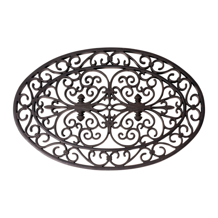 esschert design Deurmat rubber ovaal