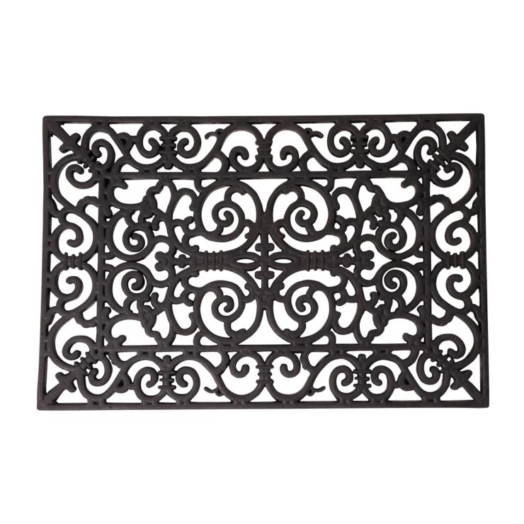 esschert design Deurmat rubber rechthoekig L