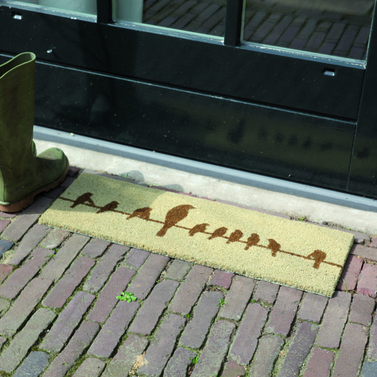 Esschert Design Deurmat Vogels Op Draad