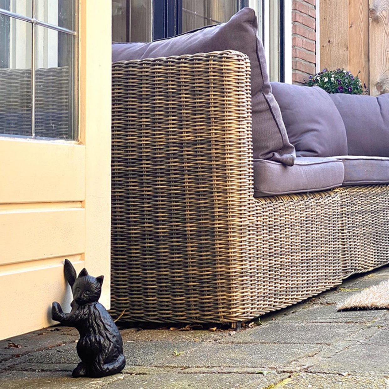 Esschert Design Deurstop Kat Gietijzer