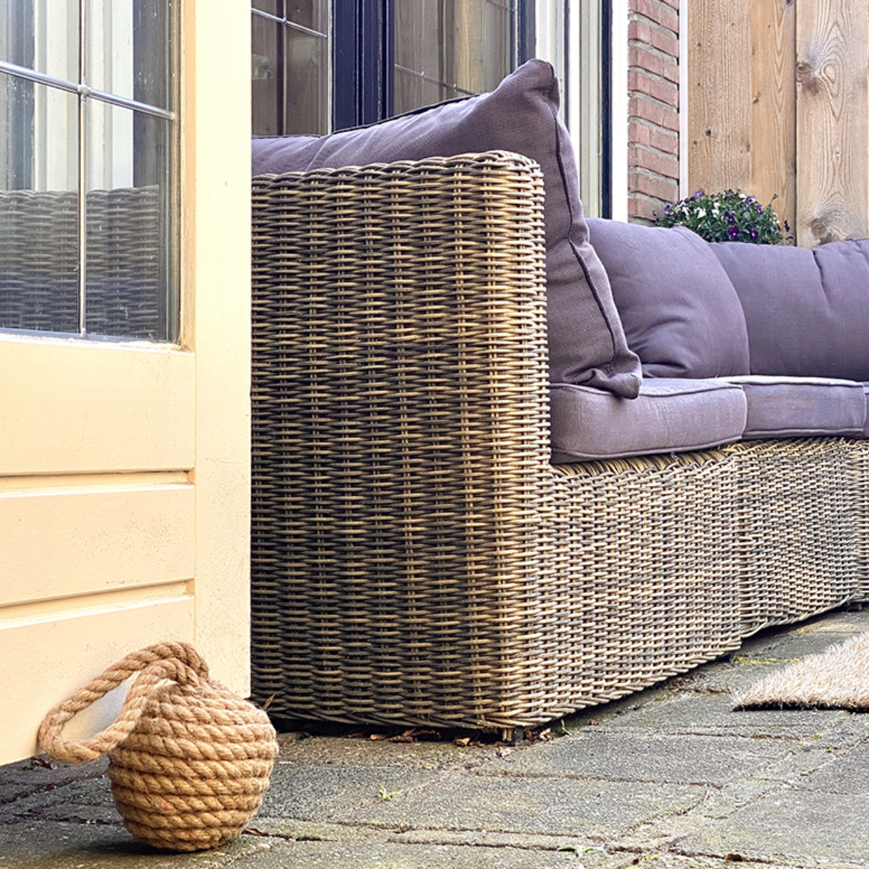 Esschert Design Deurstopper Touw