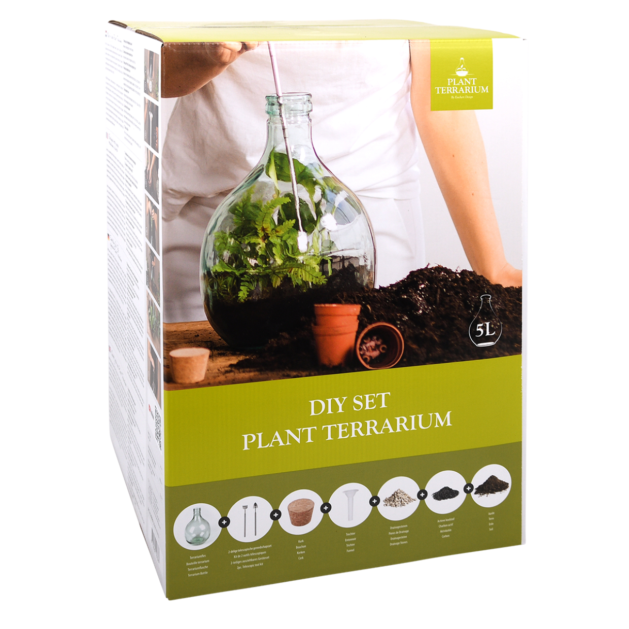 Esschert Design DHZ Plant Terrarium Set 5 Liter