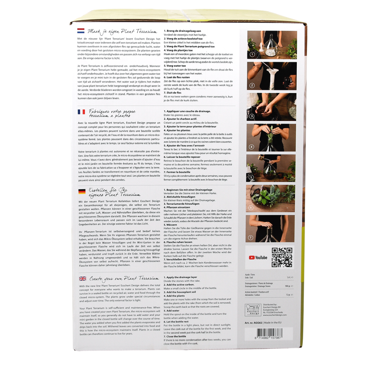 Esschert Design DHZ Plant Terrarium Set 5 Liter