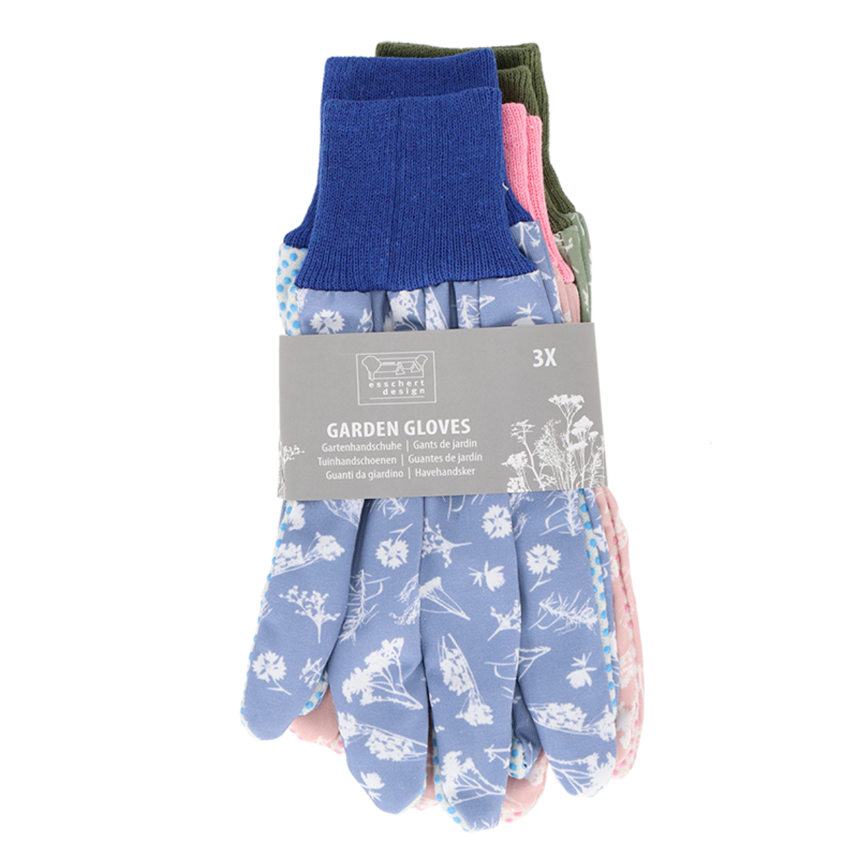 Esschert Design Diapositief Handschoenen 3 Pak