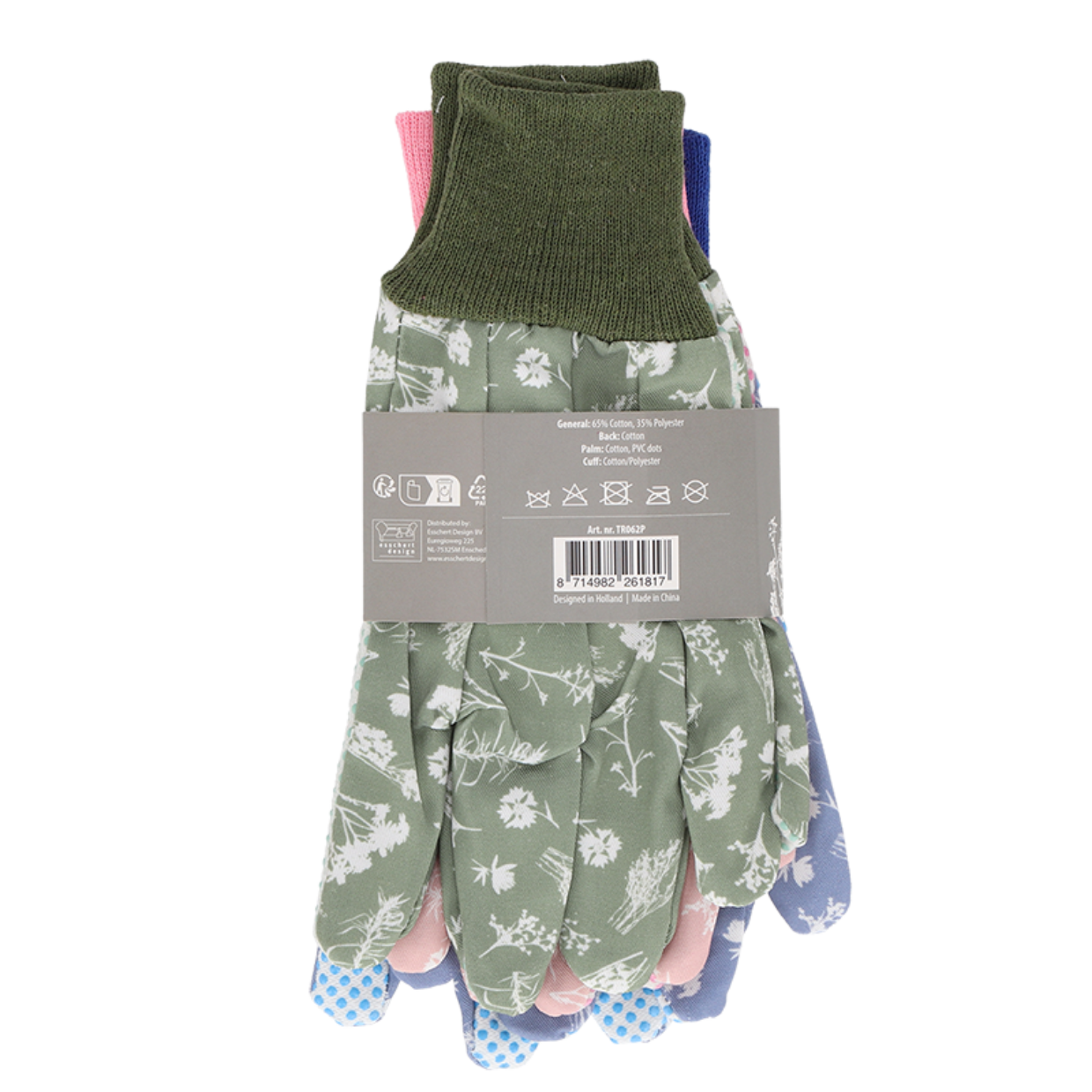 Esschert Design Diapositief Handschoenen 3 Pak