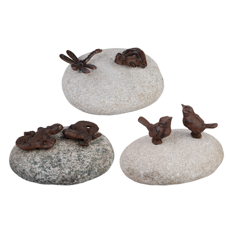 esschert design Dieren op steen