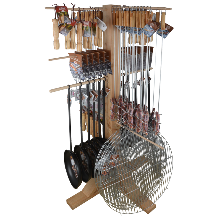 esschert design Display BBQ tools hout S
