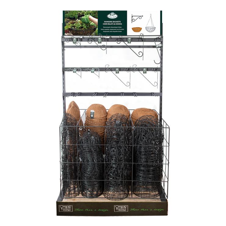 Esschert Design Display Hanging Baskets Gevuld