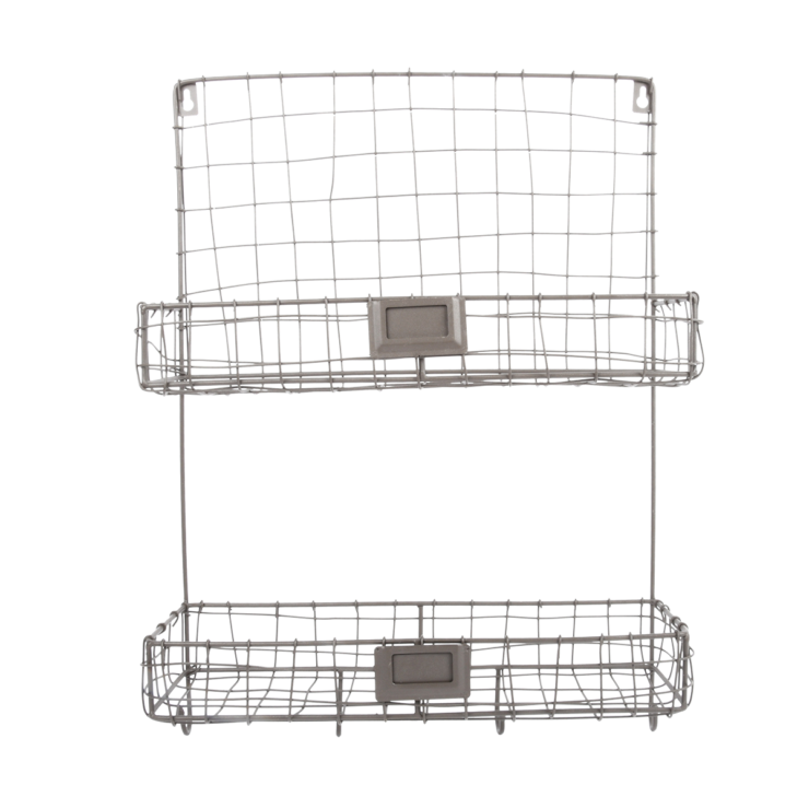 esschert design Draad wandrek 2 vakken