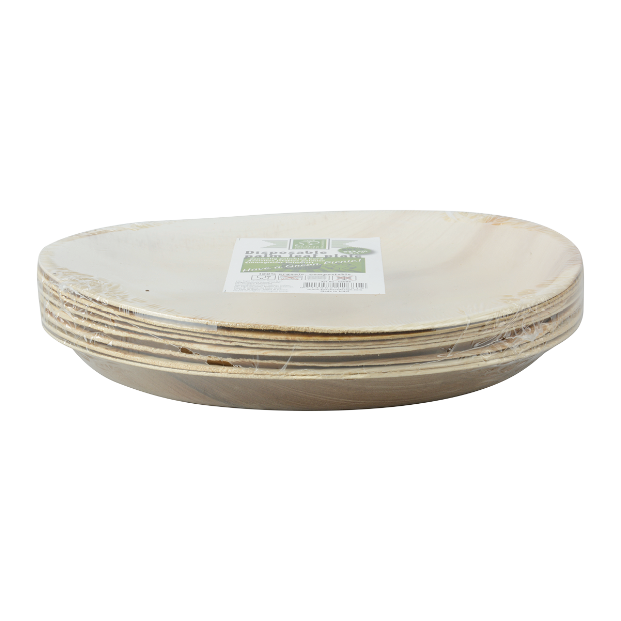 Esschert Design Eenmalig Palmblad Bord Set Van 8 L