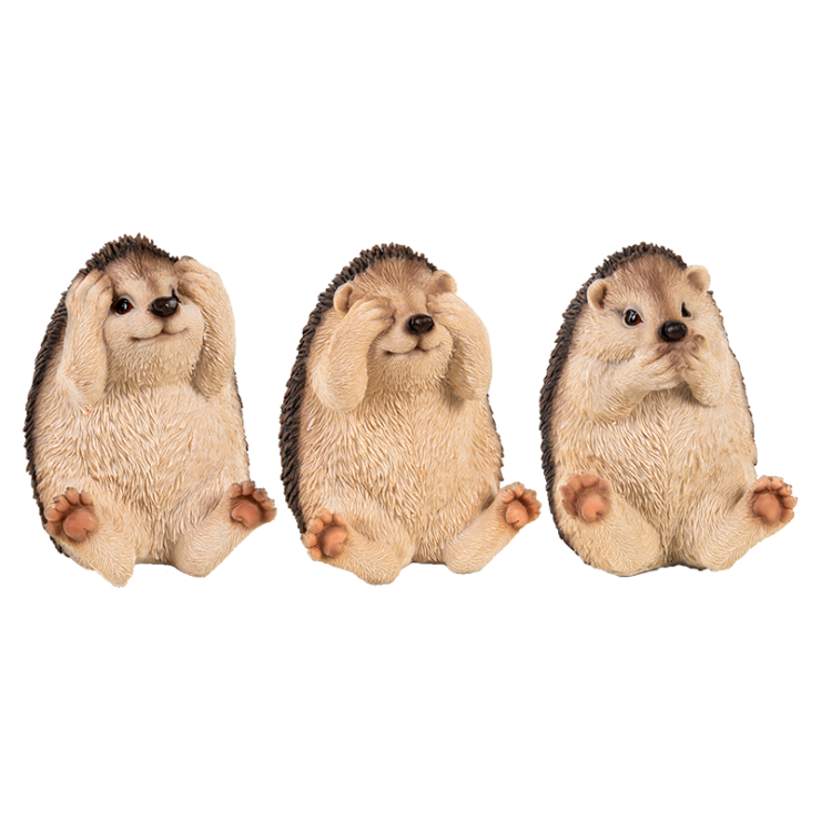 esschert design Egels horen zien en zwijgen