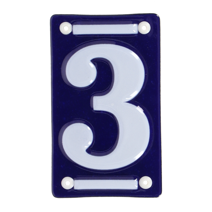 esschert design Emaille huisnummer 3