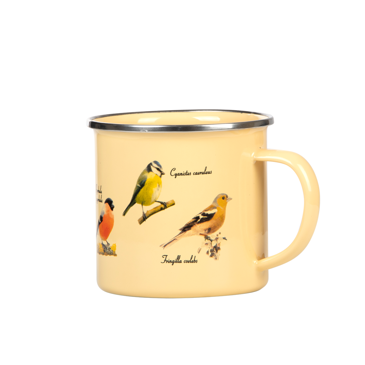 Esschert Design Emaille Mok Vogels