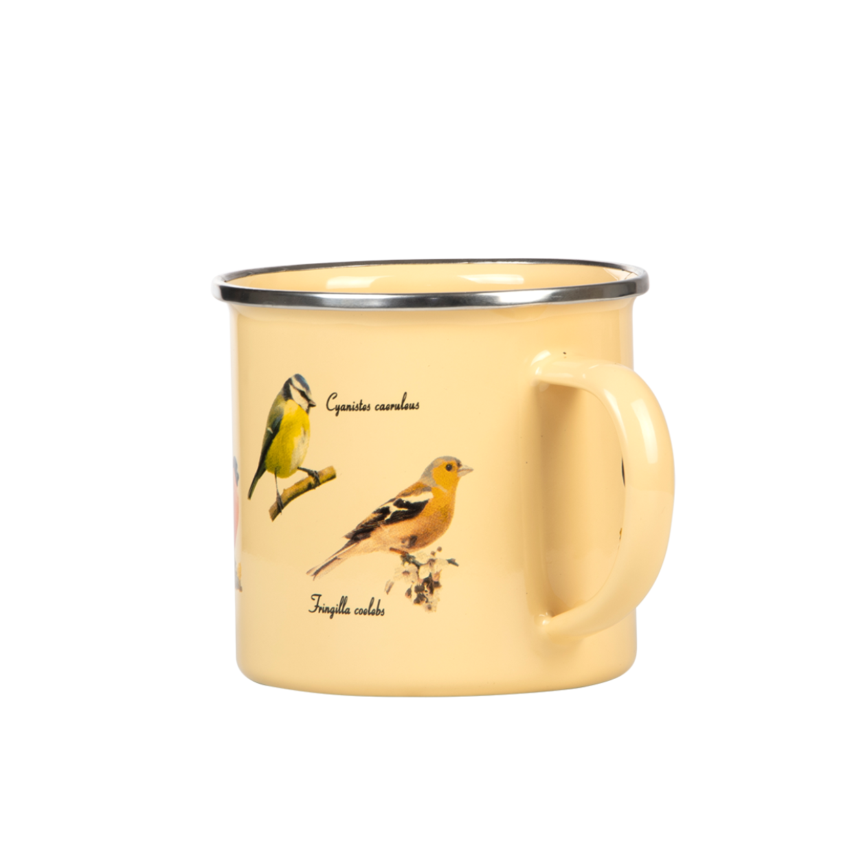 Esschert Design Emaille Mok Vogels