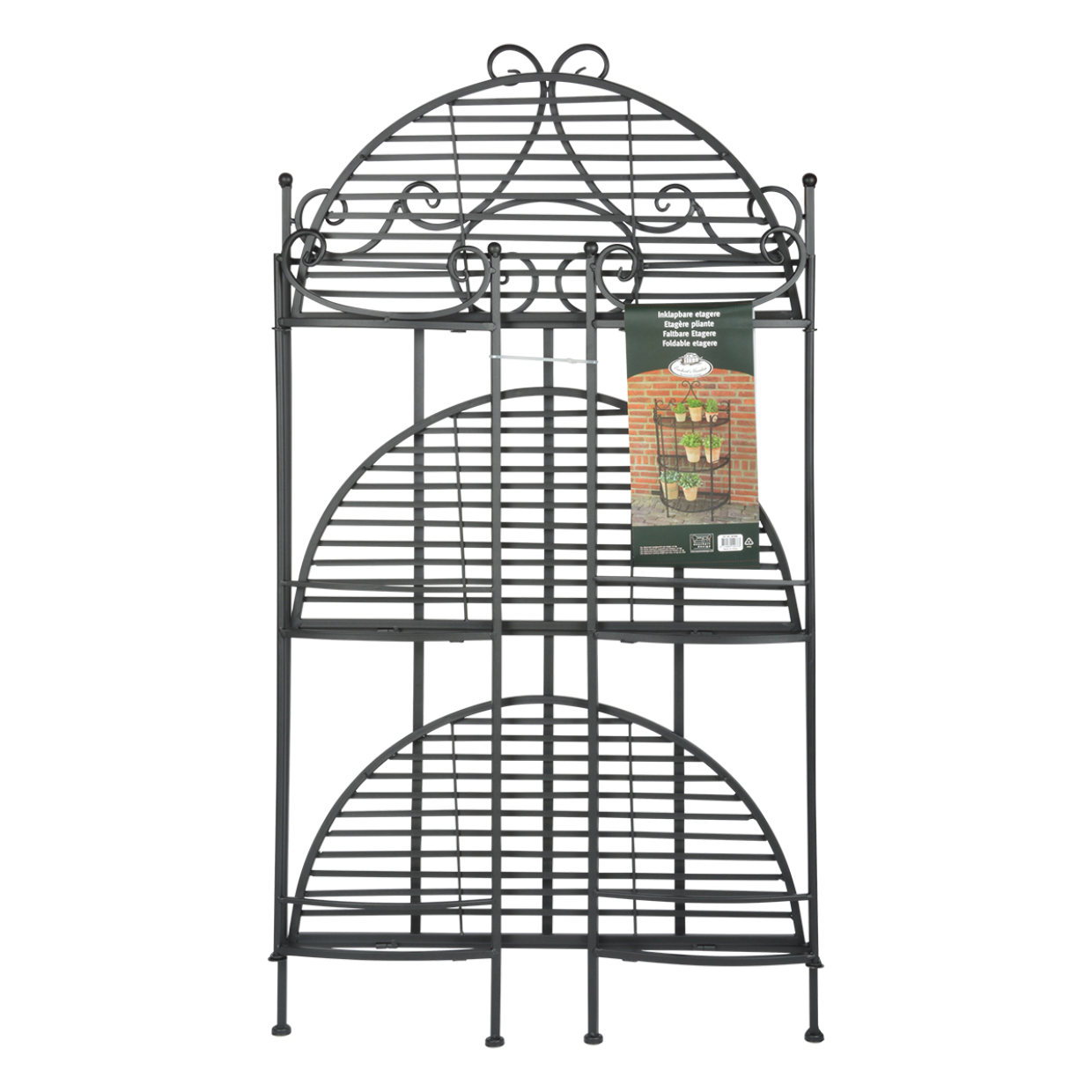 Esschert Design Etagere Halfrond Inklapbaar