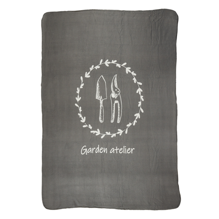 esschert design Fleeceplaid "Garden atelier"