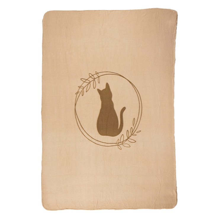 esschert design Fleeceplaid kat