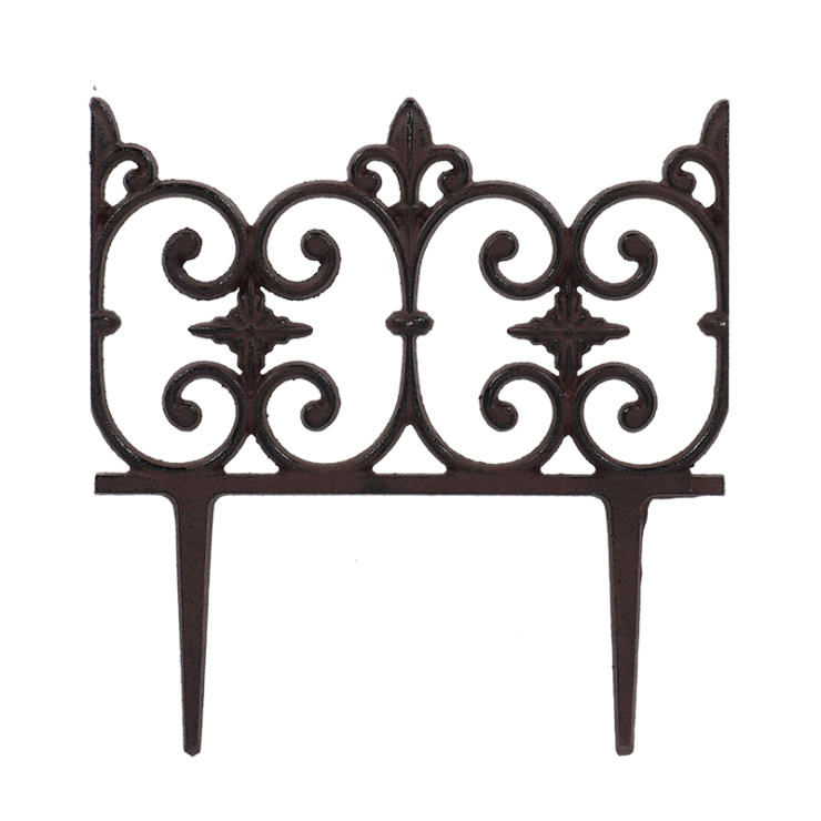 esschert design Franse lelie gietijzeren perkhekje