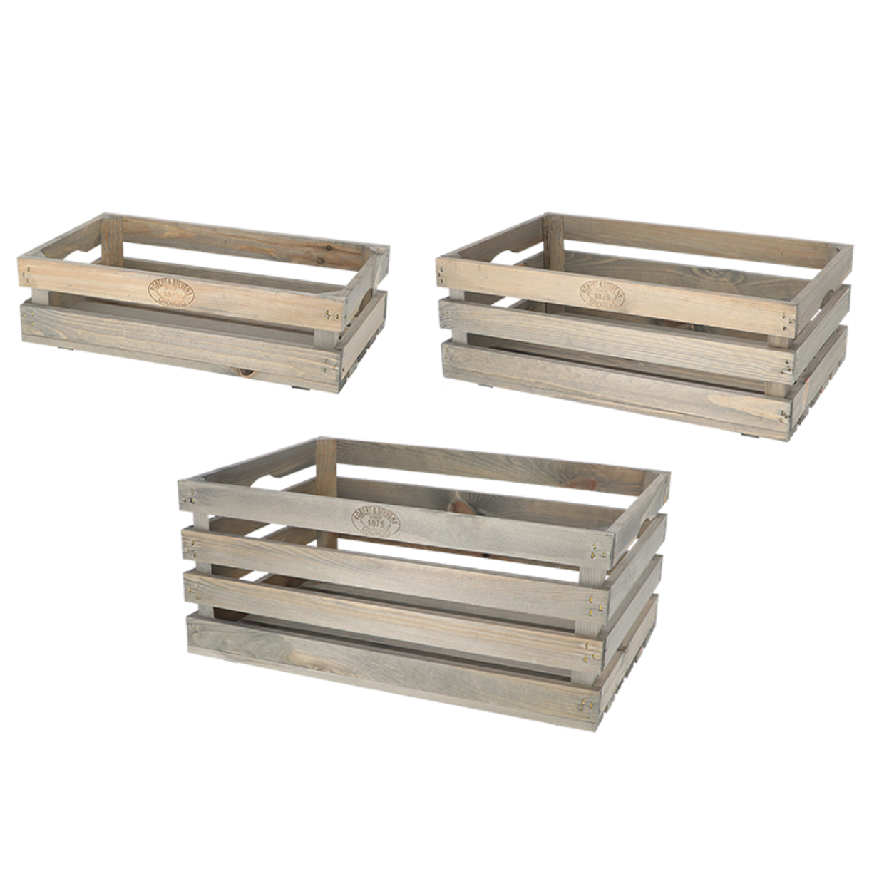 Esschert Design Fruitkrat Set Van 3