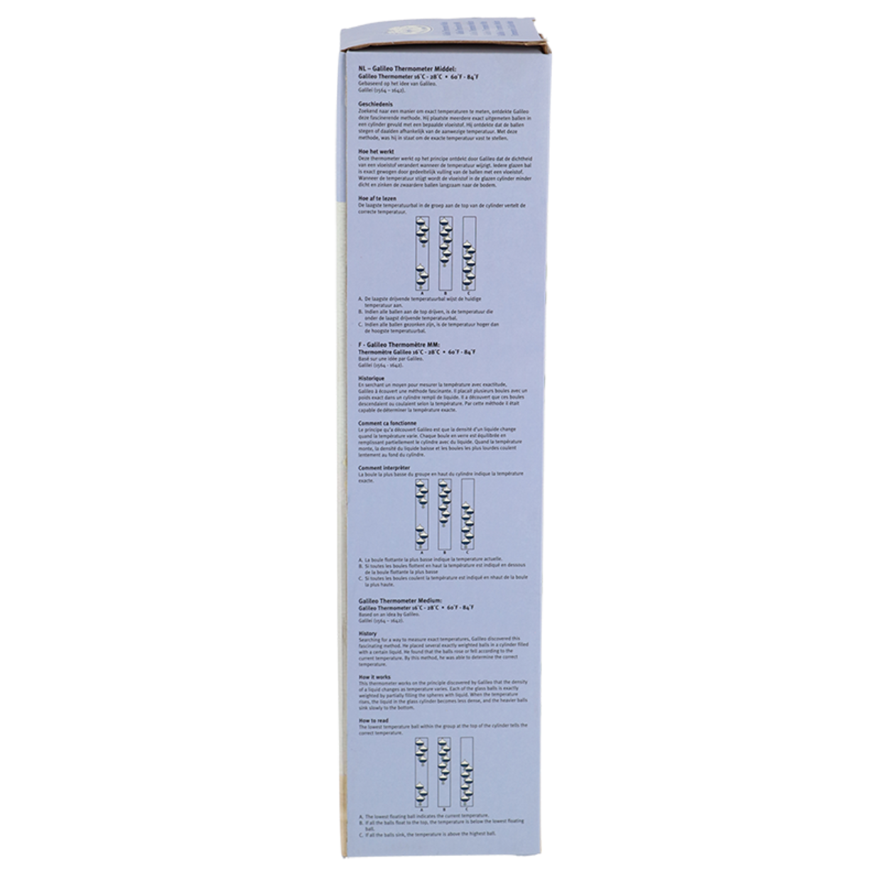 Esschert Design Galileo Thermometer M