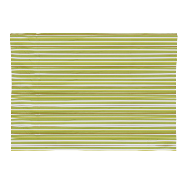 esschert design Gestreept tafelkleed groen