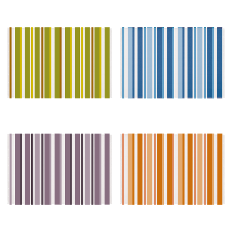 esschert design Gestreept tuintapijt ass