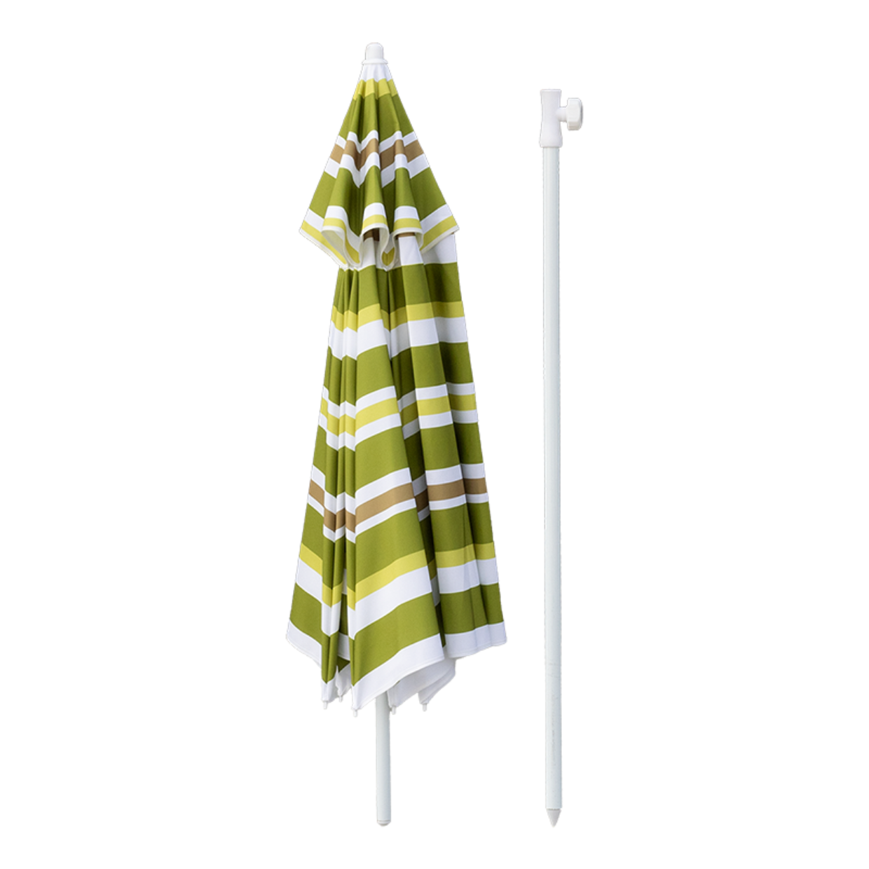 Esschert Design Gestreepte Parasol Groen