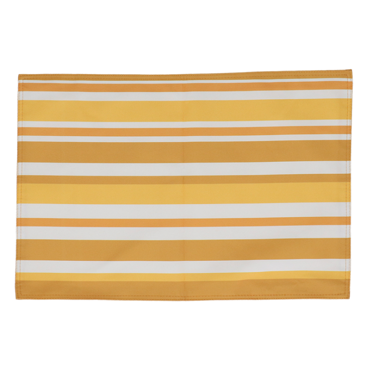 esschert design Gestreepte placemat oranje
