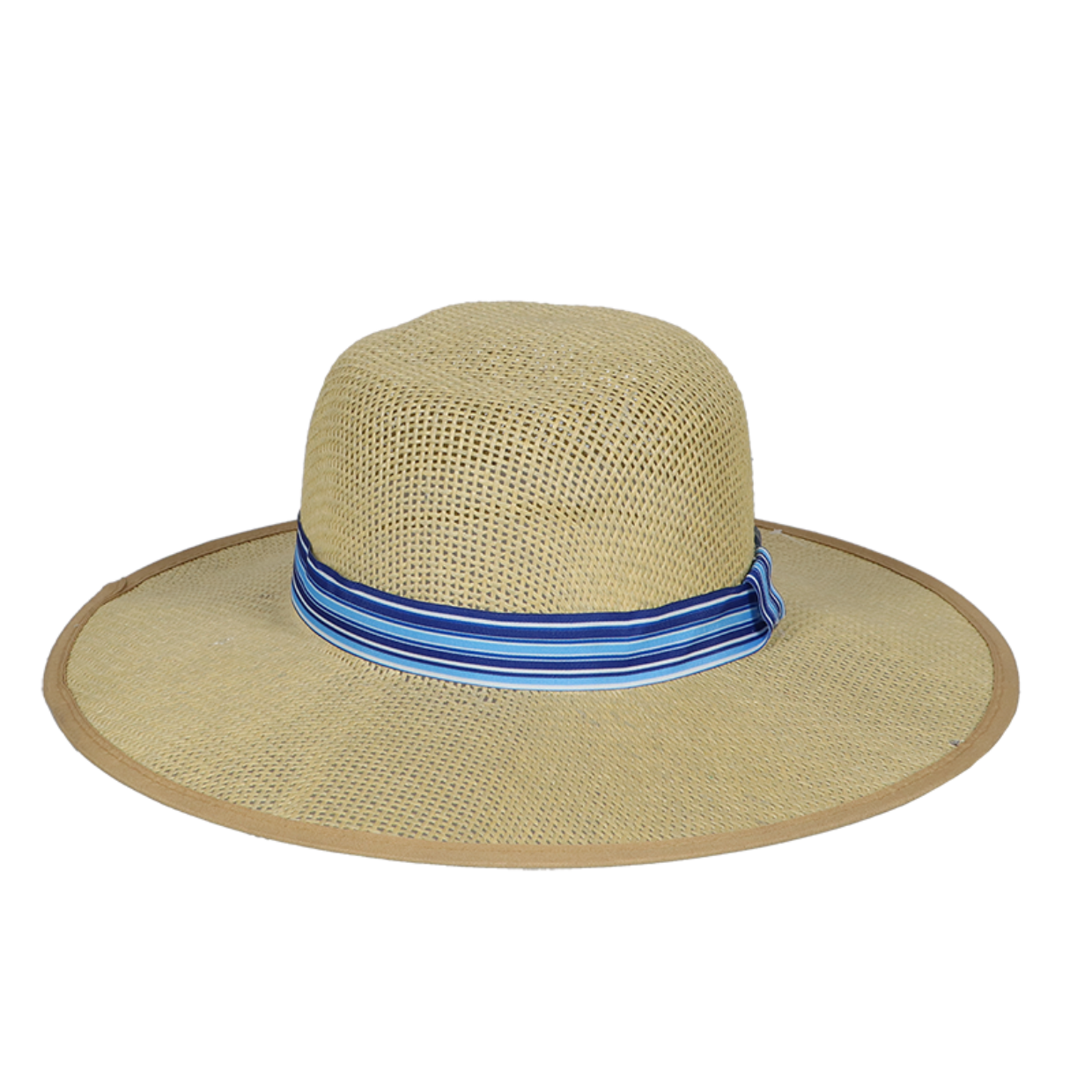 Esschert Design Gestreepte Strohoed