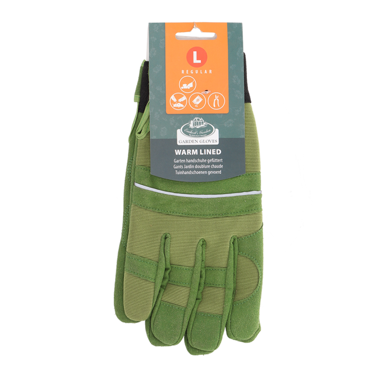 Esschert Design Gevoerde Tuinhandschoenen L