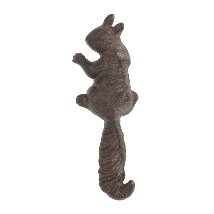 Esschert Design Gietijzeren Haak Eekhoorn