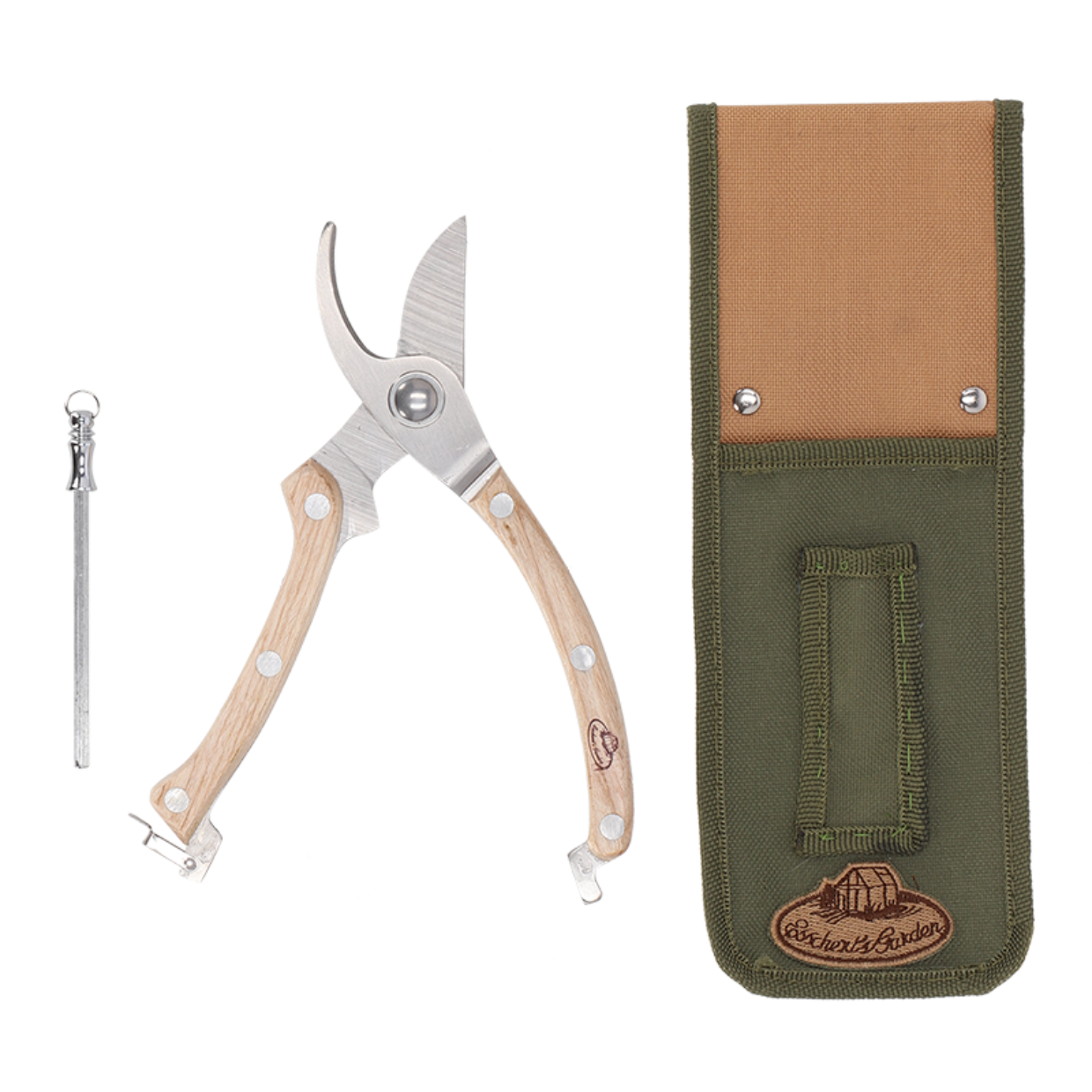 Esschert Design Giftset Snoeischaar Met Slijpstaaf