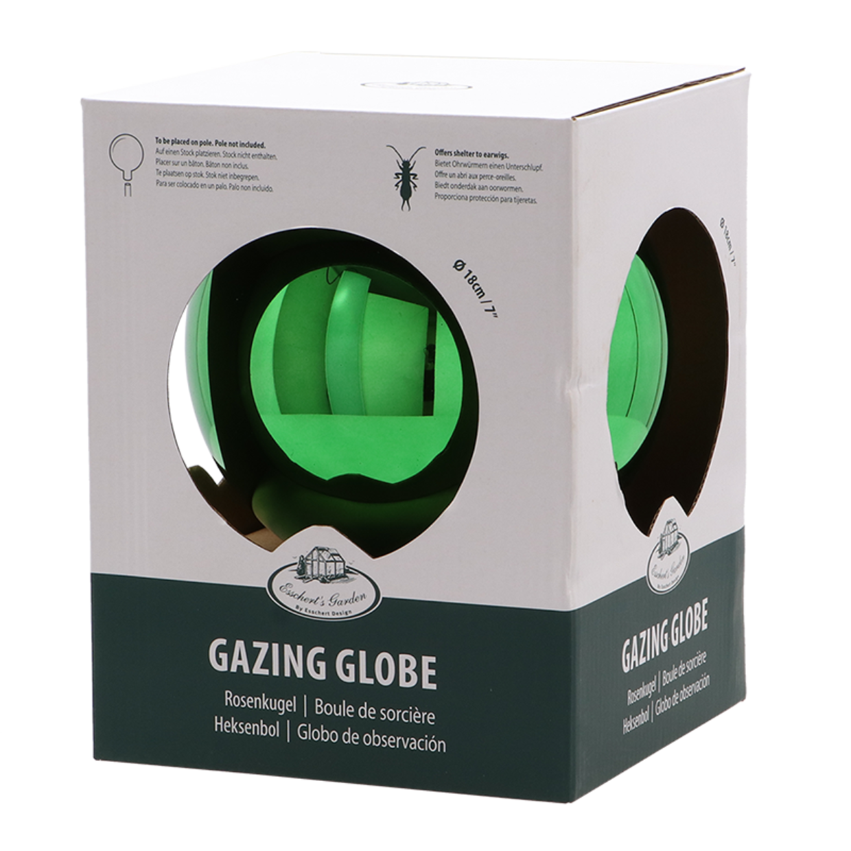 Esschert Design Glazen Heksenbol L